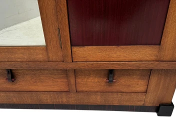 Art Deco Modernist Armoire or Wardrobe by J.J. Zijfers Amsterdam, 1920s